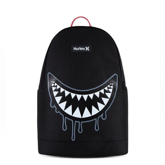 Hurley Graphic Backpack Black Shark - Picture 1 of 8